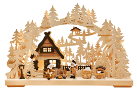 3D-Schwibbogen kl., Weihnachtswünsche